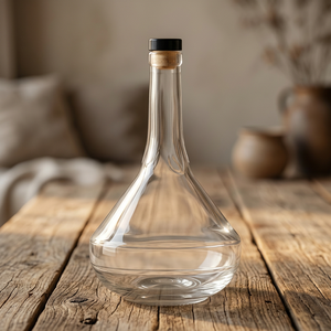 <span class=keywords><strong>Bouteille</strong></span> en verre vide de 750 ml avec logo personnalisé pour whisky, vodka, gin, brandy, tequila, liqueurs, spiritueux, bouchon en liège, luxe, transparente - Product Image 1