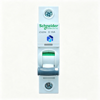 Disjoncteur miniature Schneider IC65N, haute capacité de coupure, 2P 10A 20A 25A 30A, courbe C, 63A, montage sur rail DIN, LI