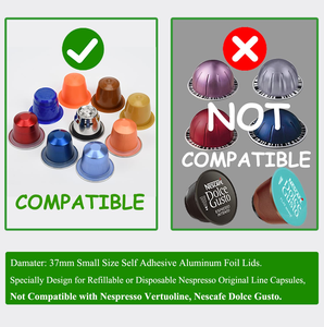 Capsules de café en aluminium de haute qualité en gros, compatibles avec les capsules Nespresso, couleurs personnalisées acceptées - Product Image 2