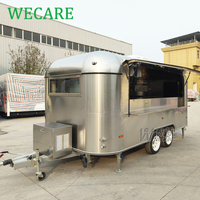 Wecare Cuisine mobile Food Van Remorque Pizza Truck Restauration Cuisine entièrement équipée Restaurant USA