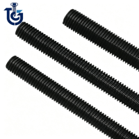High Strength Carbon Steel DIN976 Full Threaded Rod Black Oxide Thread Stud for Construction Machinery Fastener Custom Length M8
