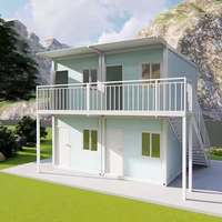 Maisons conteneurs en acier modulaires préfabriquées détachables et extensibles, résistantes aux ouragans, à prix d'usine, pour cuisine, hôtel, villa