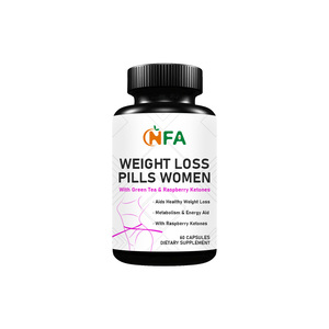 Hot Selling Weight Loss Pills For Women 60 Capsules With Green Tea Raspberry Ketones Dietary <b>Supplement</b> - Product Image 1