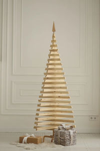 202411 Ornement d'arbre de Noël fait à la main écologique et durable Meilleur arbre de Noël personnalisé en bois du Nouvel An - Product Image 4