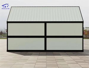 Maison triangulaire préfabriquée extensible de luxe, ossature en acier, mini-maisons modulaires, maison-conteneur pliable, villa-capsule pour l'extérieur - Product Image 4