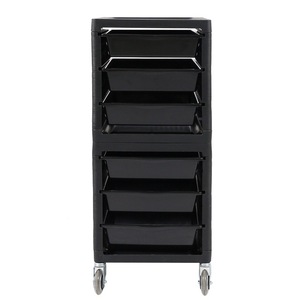 Carrito Rodante Profesional para Salón de Belleza con 6 Cajones y Soporte para Extensiones de Cabello, Nuevo Diseño, para Peluquería - Product Image 5