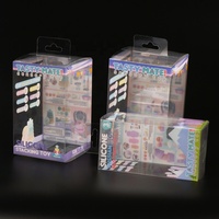 Boîtes d'emballage transparentes personnalisées pour briques jouets, emballage cadeau avec fenêtre en plastique transparent