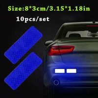 Accessoires de voiture avec autocollants réfléchissants en PVC Matériel de sécurité routière pour trophées Médailles et plaques