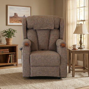 Canapé inclinable électrique moderne en tissu à double moteur, zéro gravité, avec dossier et repose-pieds réglables, pour personnes âgées, télécommande incluse - Product Image 1
