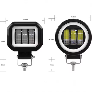 ไฟตัดหมอกโปรเจคเตอร์เลนส์ <span class=keywords><strong>3</strong></span> นิ้ว สำหรับรถยนต์ ไฟตัดหมอก LED 30w ไฟเสริมพร้อมสีสัน ไฟวงแหวน LED สำหรับรถยนต์และมอเตอร์ไซค์ - Product Image 3