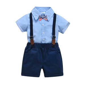 Wholesale Boys Clothing Sets Designs <b>for</b> Kids Children's <b>Pyjamas</b> Clothes <b>for</b> Kids Formal Shirt Suit - Product Image 2