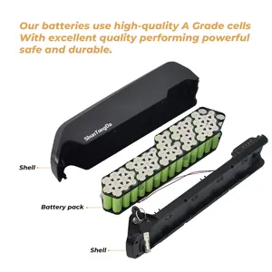 حزمة بطارية بولي 5 ebattery ، دراجة كهربائية 36 فولت 48 فولت 52 فولت حزمة ليثيوم أيون لبطاريات الدراجة من نوع W طقم محرك Bafang - Product Image 6