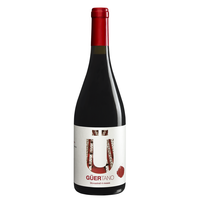 Vin Rouge de Table Espagnol DOP Jumilla GUERTANO 2022 de Haute Qualité, 14,5% Alcool, Sec, 750ml, Cépage Monastrell, 25 Ans, 4