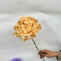 W-A0035 Handgefertigte Seiden-Hortensie Realistische Künstliche Blume Hochwertige Naturgetreue Hochzeits- & Neujahrs-Heimpartydekoration