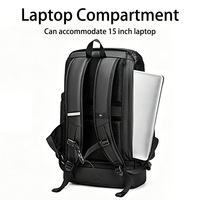 Sac à dos pour ordinateur portable imperméable à logo personnalisé, grande capacité, 15 pouces, sac d'affaires pour voyages, pour hommes et femmes, vente chaude