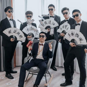 2026 NUOVO Abito da Sposo KJ, Completo da Uomo Slim-fit Stile Coreano <span class=keywords><strong>per</strong></span> Matrimonio, <span class=keywords><strong>Costume</strong></span> da Testimone, Abito da Uomo <span class=keywords><strong>per</strong></span> Cerimonie - Product Image 3