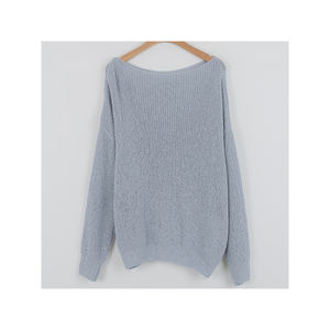 La mejor opción de ropa de punto delgado y los mejores descuentos Ropa de ajuste holgado Morty cuello de barco de punto ajustado - Product Image 6