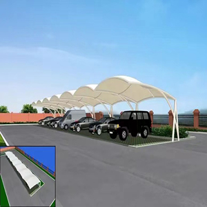 Abri de stationnement automobile étanche, abri de jardin, abri de stationnement à structure métallique, abri de garage pour hôtel et terrasse - Product Image 3