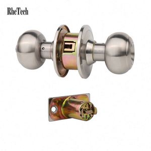 ชุดล็อคประตูแบบไม่ใช้กุญแจ WEKIS รุ่นทันสมัย ผลิตจากโลหะผสมสังกะสี พร้อมกุญแจ 3 ดอก ดีไซน์ทรงกลม สำหรับประตูทางเข้าภายในบ้าน - Product Image 2