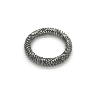 HengSheng stainless steel canted coil spring oblique coil spring medical conductive spring