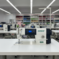 Machine à coudre industrielle point droit D7-2A la plus vendue, à une aiguille, entraînement direct, coupe-fil automatique, moteur inclus
