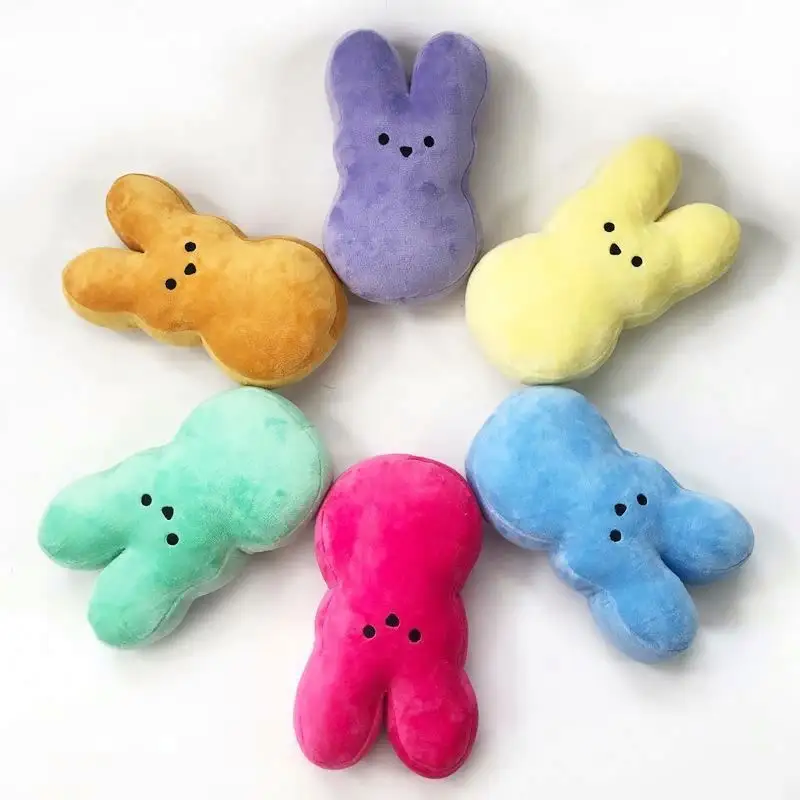 15cm Peeps peluş tavşan Peep paskalya oyuncaklar simülasyon dolması hayvan bebek çocuklar için yumuşak yastık hediyeler kız oyuncak