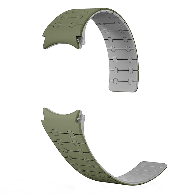 20mm Replacement Silicone Magnetic Ap Watch Strap Band for Samsung Galaxy Watch 4/5/6/5pro Smart Watch Bracelet