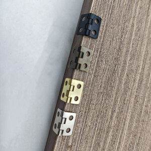 <span class=keywords><strong>2025</strong></span> Mini sắt bản lề 8*10 mét siêu nhỏ phẳng gấp trang bản lề tủ phần cứng cho hộp đồ trang sức nhà bếp phụ kiện tủ - Product Image 2