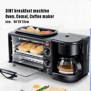 Machine à petit-déjeuner multifonctionnelle trois-en-un pour la maison, petit grille-pain, <span class=keywords><strong>cafetière</strong></span> et appareil à sandwich 3 en 1 - Product Image 2