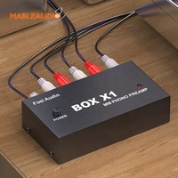 Fosi Audio Box X1 Phono Preamp MM Turntable Mini Mono Audio Hi-Fi Preamplifier Fonograf/Pemutar Rekaman 3.5MM Headphone RCA