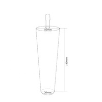 Nouveau design : Ensemble de rehausseurs de lit réglables en plastique imitation bois pour canapé, cuisine moderne, extérieur, salon, hôpital, atelier