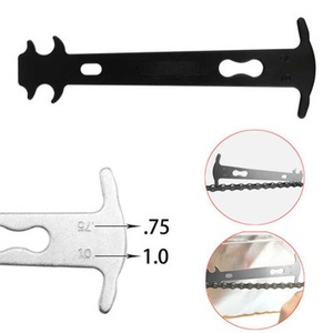 Herramienta de medición de desgaste de cadena de bicicleta, regla de medición de precisión de acero .75 1.0 para inspección y reemplazo de cadenas de bicicleta - Product Image 1
