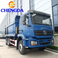 Camion à benne basculante de bonne qualité Shacman H3000 LHD RHD 6X4 10 roues moteur diesel 17 18 19 20 22 25 CBM mètres cubes d'occasion