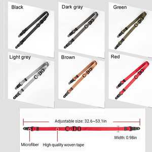 Chất lượng cao Nylon <span class=keywords><strong>Polyester</strong></span> da máy ảnh Dây đeo vai dây đeo cổ có thể điều chỉnh nhanh chóng phát hành tính năng phong cách cổ điển cho - Product Image 5