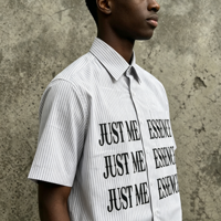 T-shirt classique à rayures noires et blanches, coupe ample, manches courtes, mélange coton-lin, style rétro, t-shirt graphique, t-shirt personnalisé pour homme