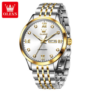 <span class=keywords><strong>Reloj</strong></span> OLEVS 7092 para Hombre, <span class=keywords><strong>Reloj</strong></span> Mecánico Automático <span class=keywords><strong>Original</strong></span>, Resistente al Agua, Luminoso, Relojes de Lujo para Hombre, Caja de Regalo - Product Image 2