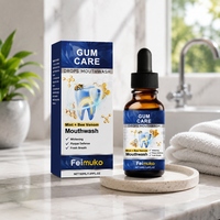 Gouttes buccales Menthe & Venin d'abeille pour les soins des gencives, blanchiment des dents, défense contre la plaque dentaire, haleine fraîche, soins bucco-dentaires quotidiens