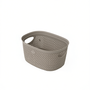 Cesto de Ropa Intreccio XS Taupe 235x180x120mm PP Resistente, Organizador de Ropa, Almacenamiento de Ropa - Product Image 3