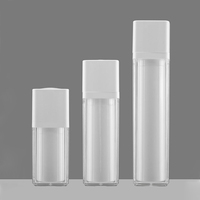 Offre Spéciale ABS Carré Rotatif Vide Cosmétique Bouteille Portable Liquide En Plastique avec Prix Pas Cher pour Shampooing Lotion Masques Pour Le Visage