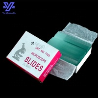 Frosted Adhesive Microscope Slides Laboratory Glassware 25mm PC OEM Customizable-Microscope Glass Slide 7101 7102
