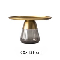 Nordique De Luxe Moderne Salontafel Couchtisch Marbre Top End Coffes Table Ensemble Canapé Côté Ronde En Verre Table Basse