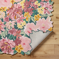 Tapis en Laine Fantaisie Couleur Unie 2025 – Forme Rectangulaire Antidérapante 100% Laine de Nouvelle-Zélande Style Moderne Plusieurs Tailles Disponibles – Vente Flash