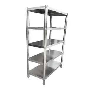 Industrial Stainless Steel Storage Shelves Kitchen Heavy Duty Rack For Restaurant With Low Price