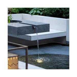 Fuente <span class=keywords><strong>de</strong></span> Cascada <span class=keywords><strong>de</strong></span> <span class=keywords><strong>Agua</strong></span> Transparente <span class=keywords><strong>de</strong></span> Diseño Moderno, <span class=keywords><strong>Cascadas</strong></span> Artificiales para Exteriores, Fuente <span class=keywords><strong>de</strong></span> Acero Inoxidable para Jardín - Product Image 3