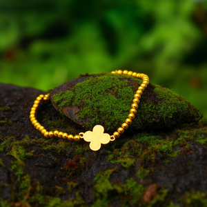 Fashion <b>Beaded</b> <b>Bracelet</b> 316L Stainless Steel PVD <b>Gold</b> Plating Sustainable Resistant Jewelry - Product Image 3