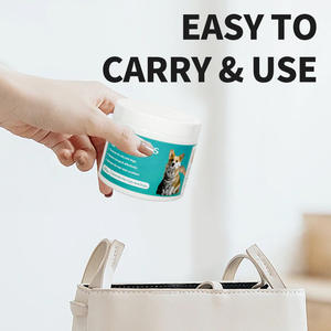 100 Stück Großhandel Pet Eye Reinigung Pet Dog Cat Round Pad Mild Keine Reizung Pflege tücher Pet Groom ing Products - Product Image 5