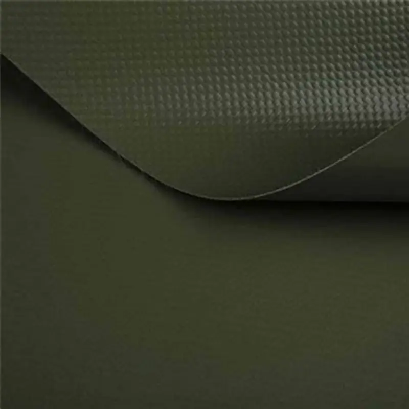 Tela cerata rivestita verde oliva del tessuto del PVC del poliestere di 1100 dtex/23*23 0.7mm