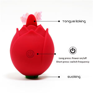 Consolador vibrador para mujeres, Juguetes sexuales, consoladores, pareja, lesbiana, flor de Rosa, lengua, aplicación para lamer, Control remoto, masaje de próstata Anal - Product Image 4