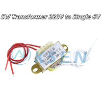 Alimentation électrique AI-KSEN 3W5W10W30W50W Transformateur 220V vers simple/double 6V/9V/12V/15V/18V/24V