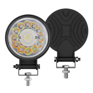 Feux de travail LED haute luminosité pour camion, modèle tournesol, jaune et blanc, projecteur rond - Product Image 2